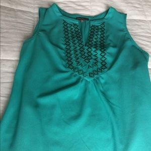 Stitch Fix Market and Spruce Teal sleeveless top.